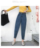 GUUZYUVIZ Casual Jeans Woman High Waist Loose Denim Harem Pants Mujer Plus Size Chic Jeans For Women Combinaison Pantalon Femme